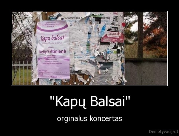 kapu,balsai,skelbimai