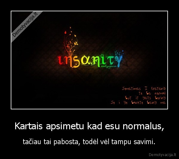 sometimes, kartais, normalus, zodziai