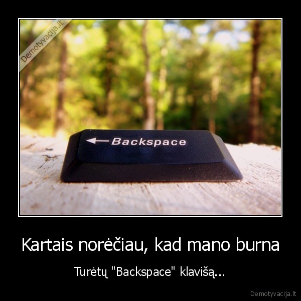 pasakyti, zodziai,backspace, klavisas,burna
