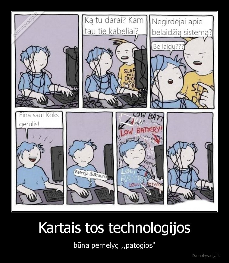 technologijos,baterijos,pakrauti,komiksas