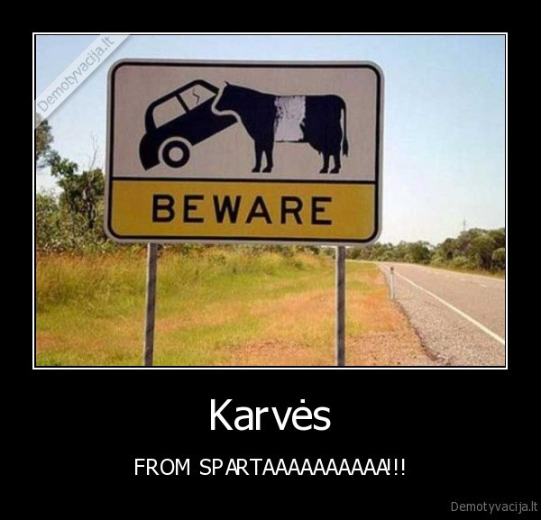 sparta, karves, atakuoja