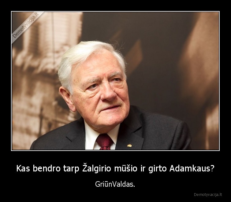 zalgirio, musis,adamkus