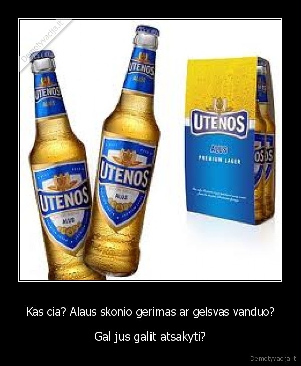 Kas cia? Alaus skonio gerimas ar gelsvas vanduo?