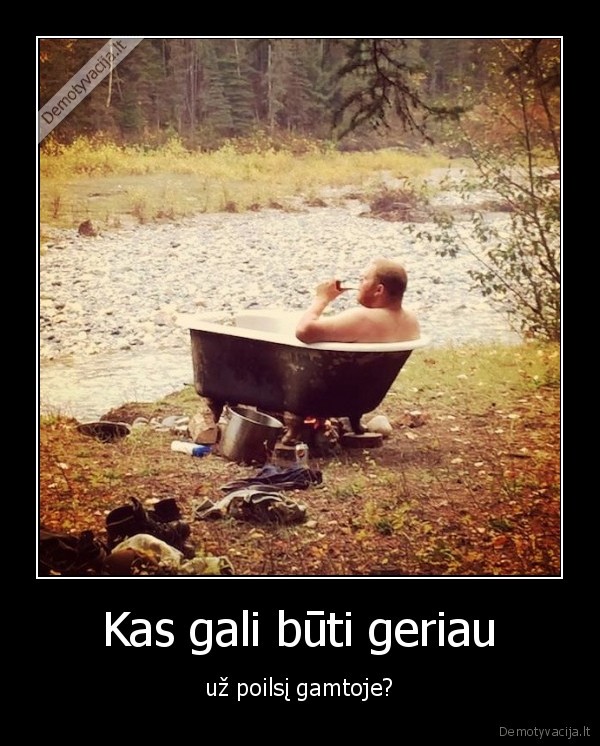 gamta,poilsis