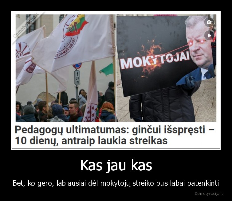 mokytojai,mokiniai,streikas,aktualijos
