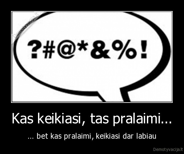 keiktis,pralaimeti