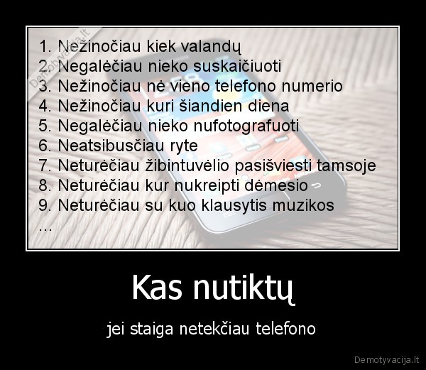 Kas nutiktų