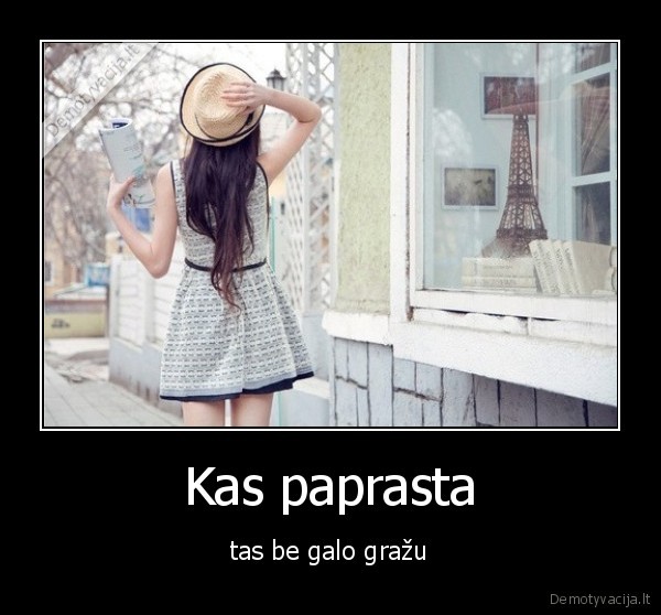 Kas paprasta