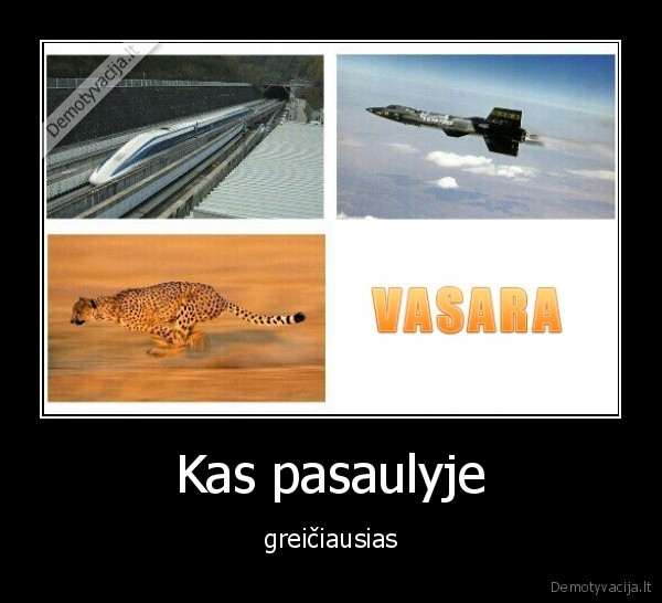 vasara,greitis