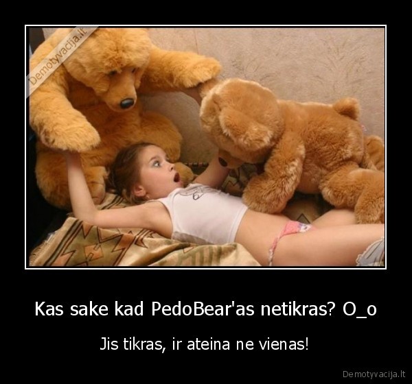 Kas sake kad PedoBear'as netikras? O_o