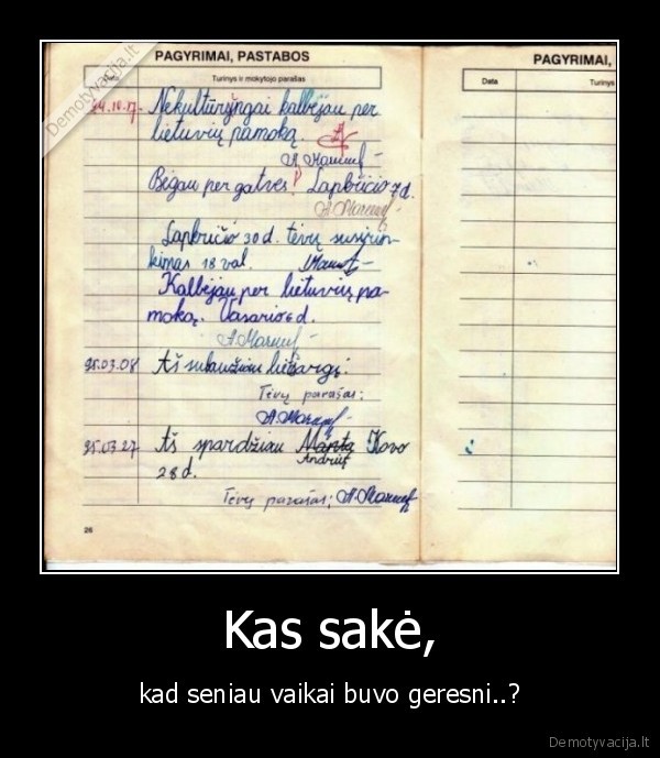 Kas sakė,