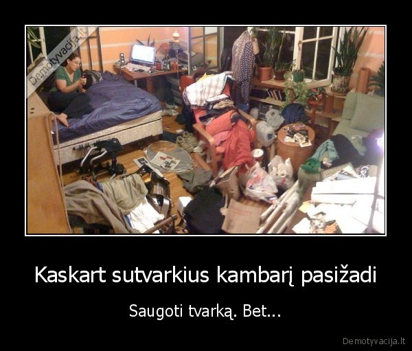 netvarkingas, kambarys