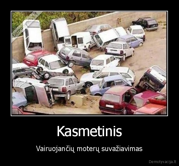 moterys,nemoka,vairuoti