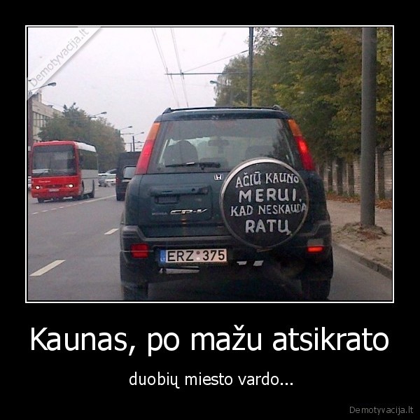 kaunas, duobes,meras