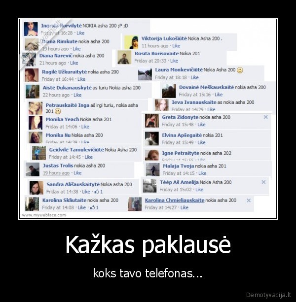 Kažkas paklausė