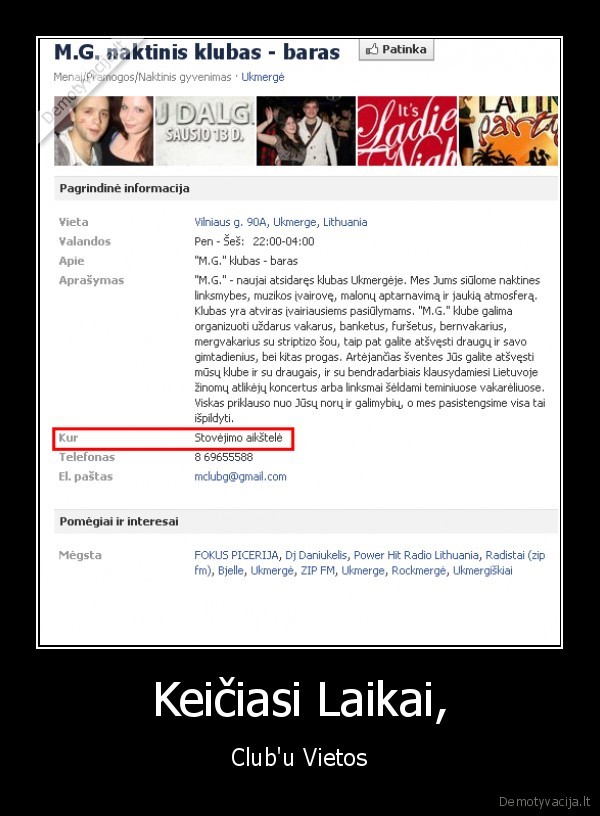 m.g, klubas