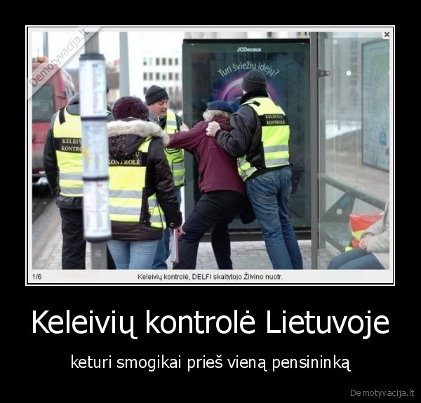 kontrole,keleivis,smogikai,pensininkas,stotele,vilnius,bauda
