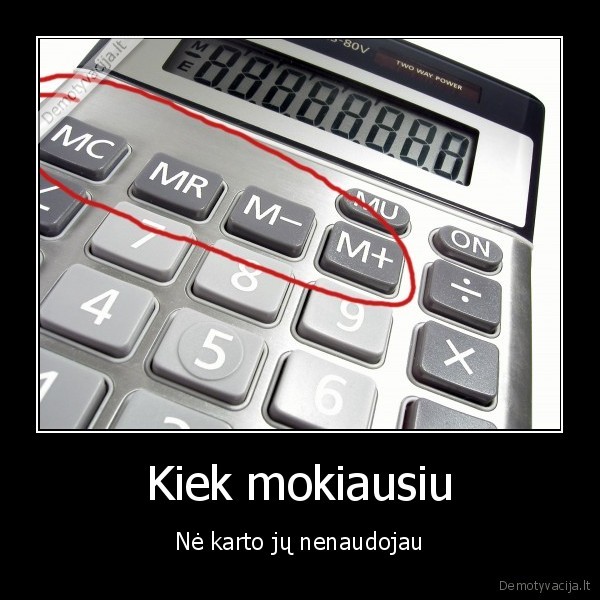 Kiek mokiausiu