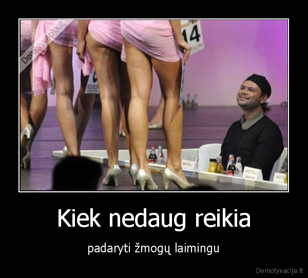 Kiek nedaug reikia