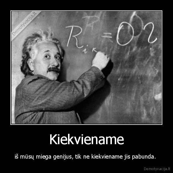 genijus, einsteinas
