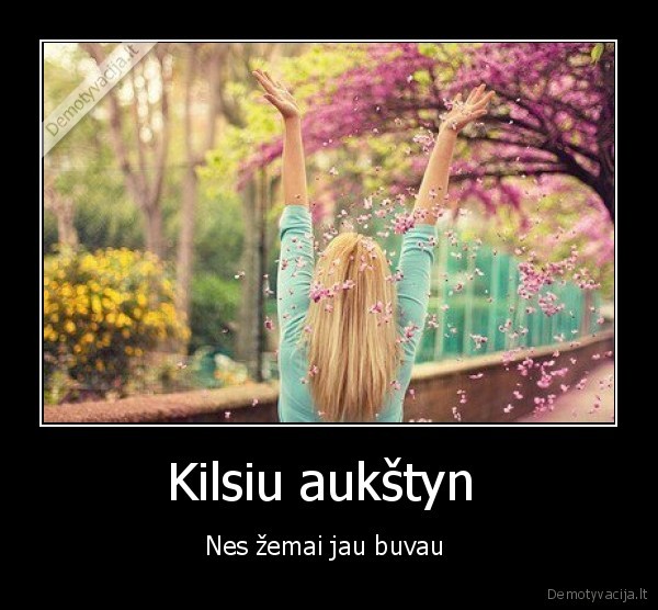 Kilsiu aukštyn 
