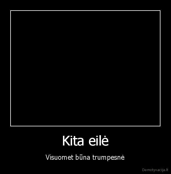 Kita eilė