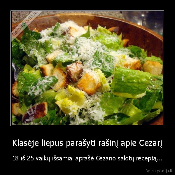 cezario, salotos,cezaris,rasinelis
