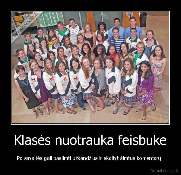 klases, nuotrauka