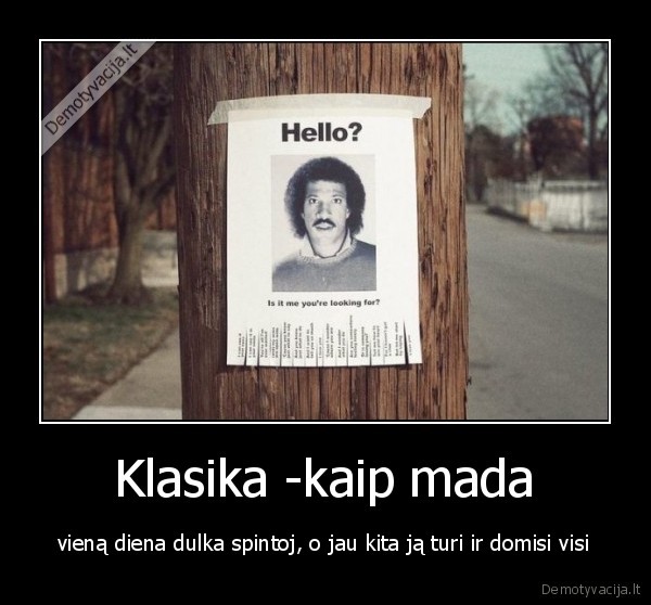 Klasika -kaip mada