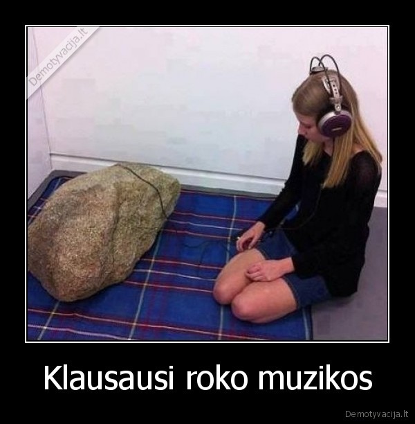muzika,rokas,akmuo,mergina