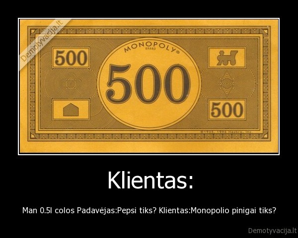monopolio, pinigelis