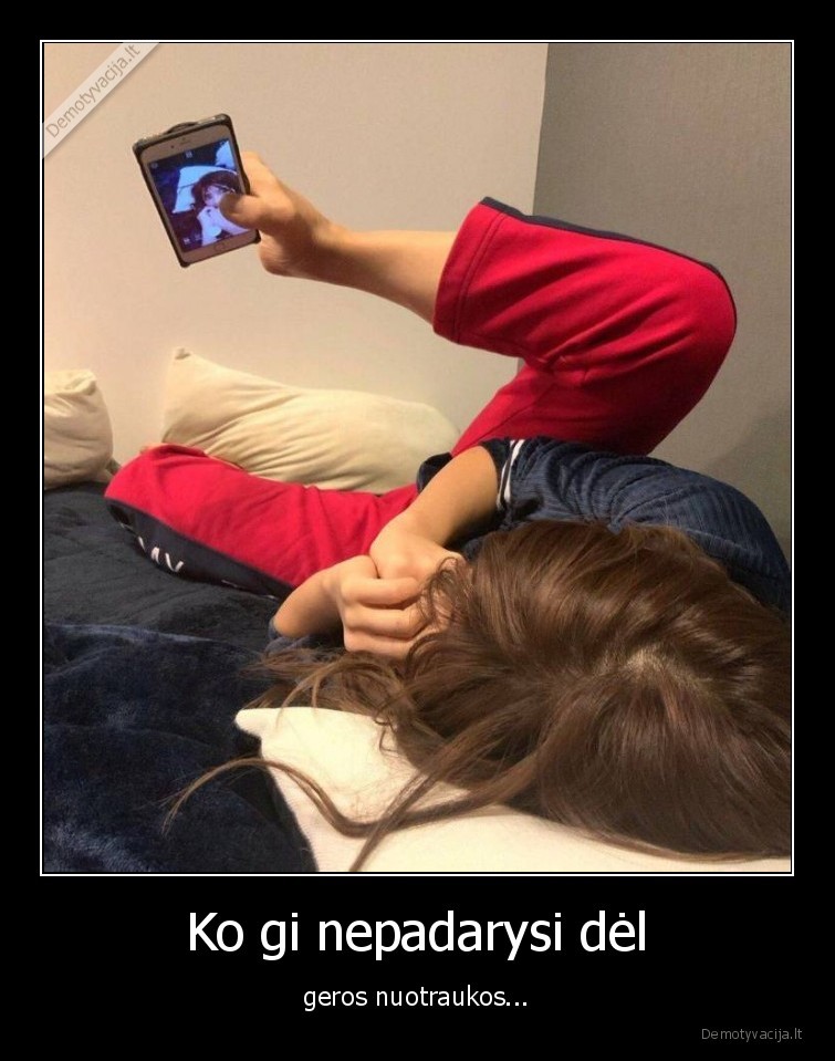 selfis,gera,nuotrauka,koja