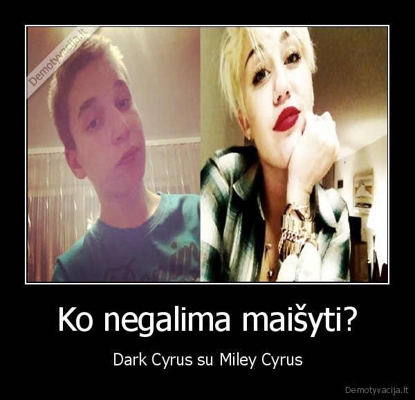 Ko negalima maišyti?