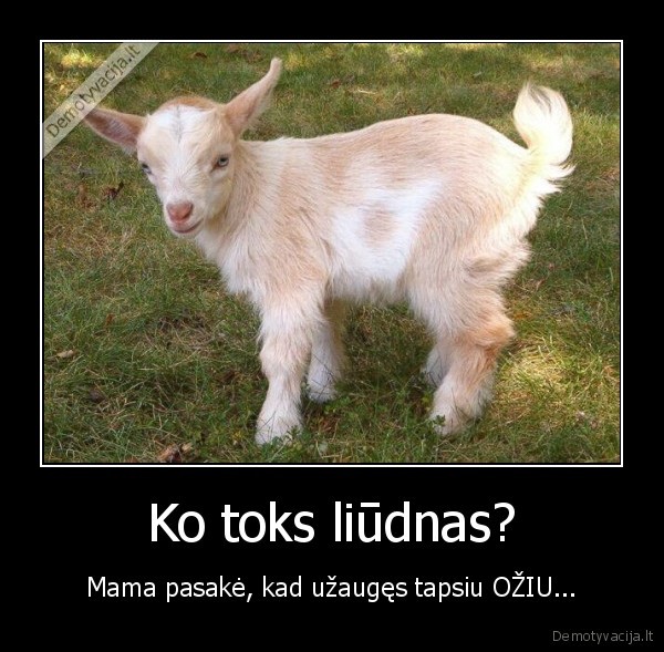 Ko toks liūdnas?