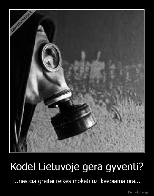 Kodel Lietuvoje gera gyventi?