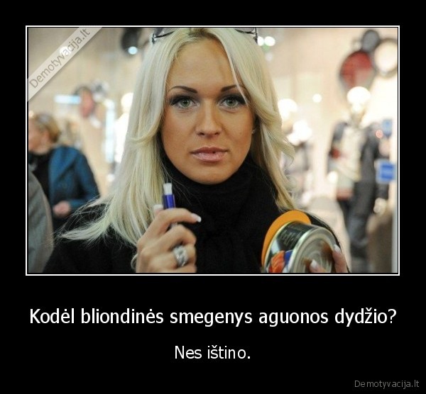 anekdotas, blondines