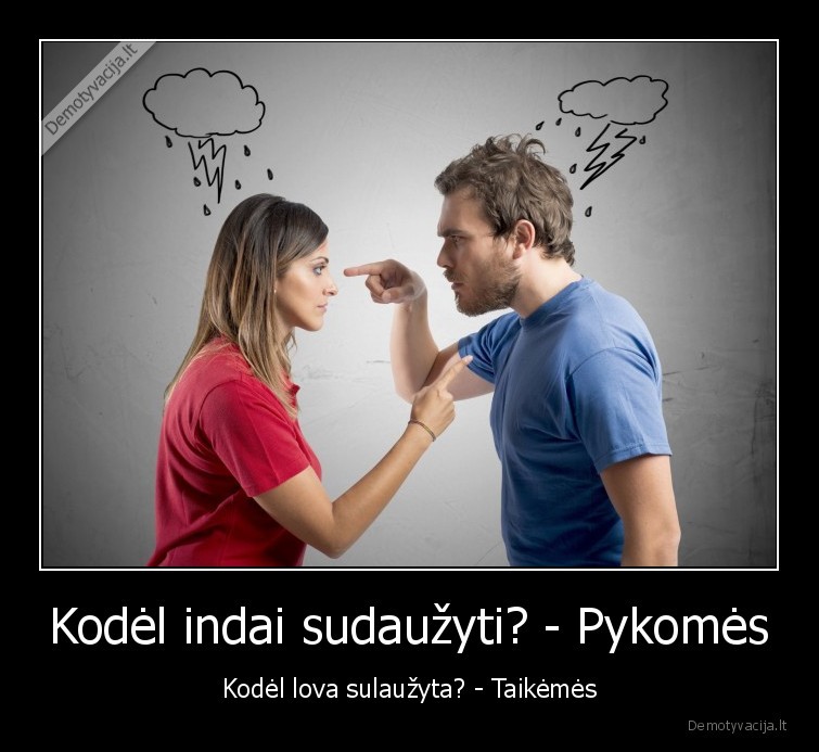 Kodėl indai sudaužyti? - Pykomės
