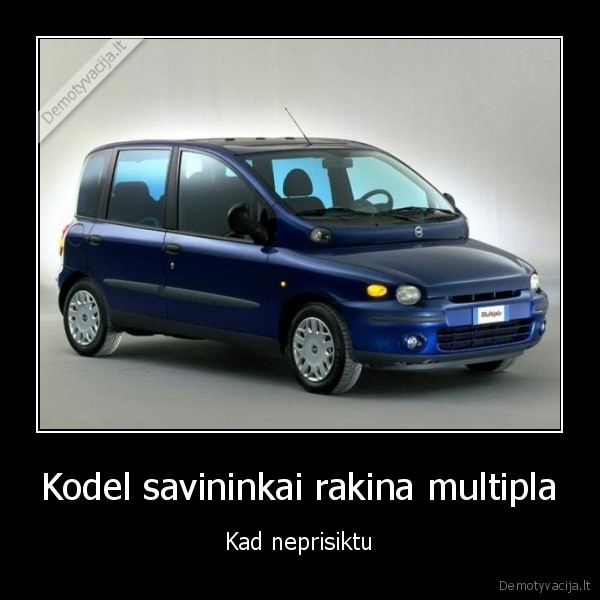 Kodel savininkai rakina multipla