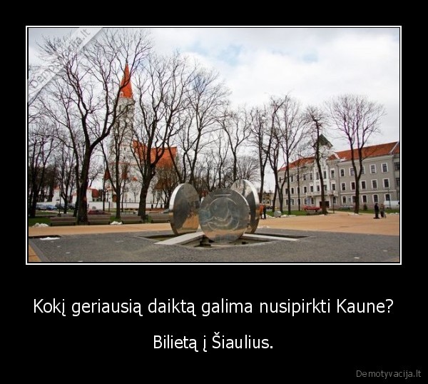 Kokį geriausią daiktą galima nusipirkti Kaune?