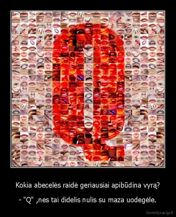 Kokia abecelės raidė geriausiai apibūdina vyrą?