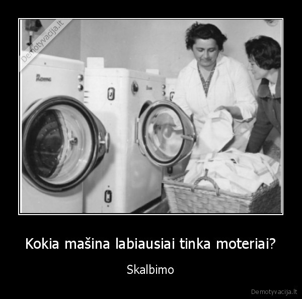 skalbimo, moteris