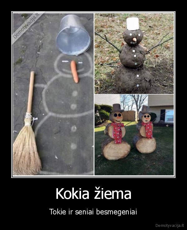 senis, besmegenis,ziema,nera, sniego