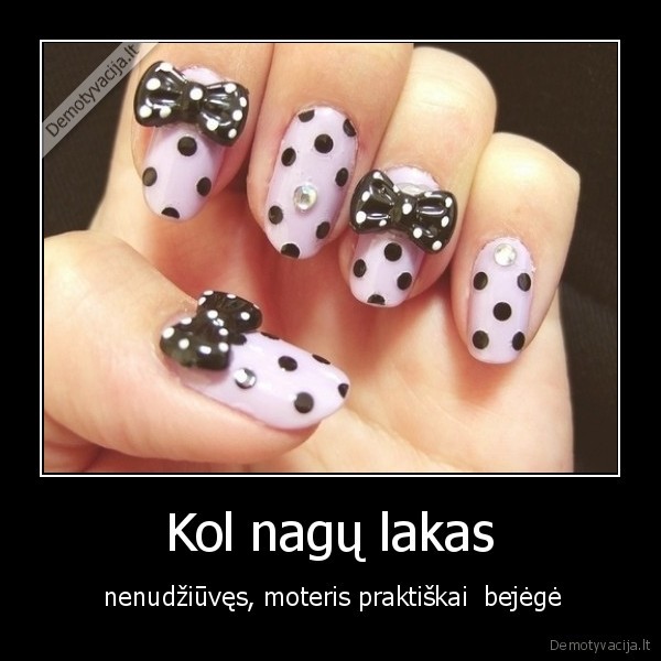 Kol nagų lakas