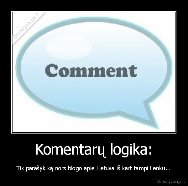 Komentarų logika: