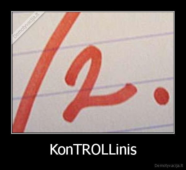 KonTROLLinis