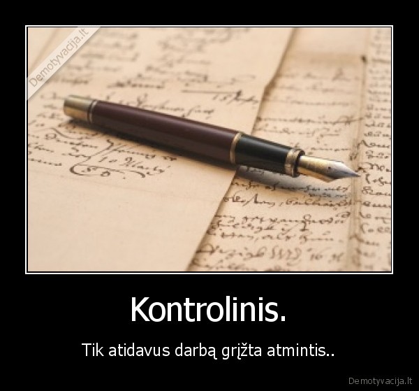 Kontrolinis.