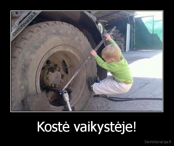 Kostė vaikystėje!