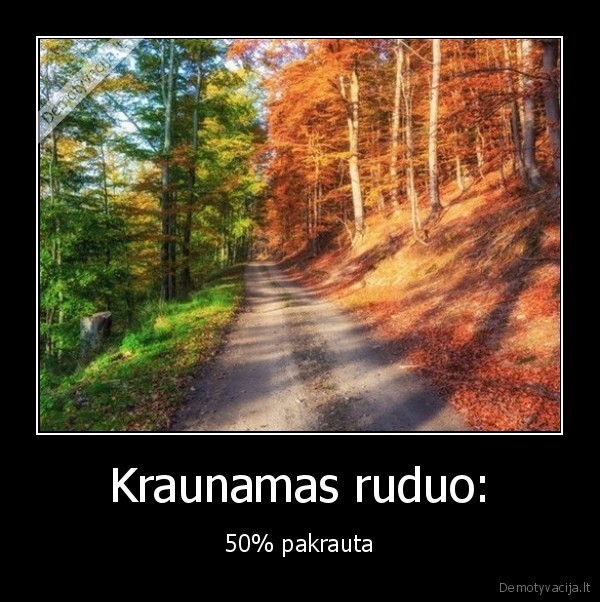 ruduo,metu, laikas,lapai,kraunama