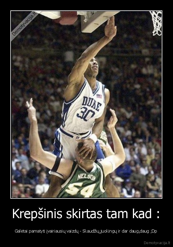 Krepšinis skirtas tam kad :
