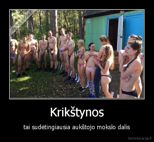 nuogi,krikstynos